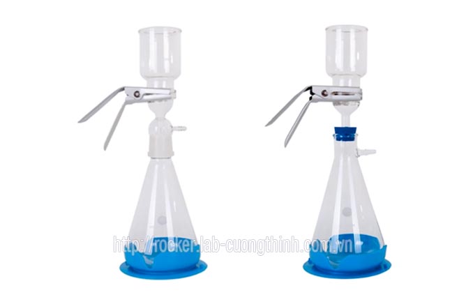 bộ phễu lọc hút chân không bằng thủy tinh